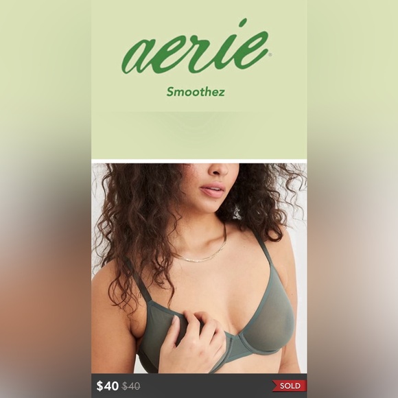 Aerie Smoothez Balconette bra size 34 C - Picture 3 of 5